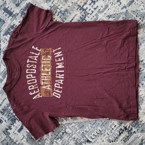 Aeropostale mens size large tshirt. Wine color, true to size. Great condition.